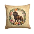 thumbnail image 1 of Coussin Décoratif Boykin à Motif d'Épagneul et de Fleurs, 1 of 7