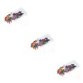 thumbnail image 1 of maskred Pack of 50 Brake Wires Aluminum Alloy Tail Caps Replacement Derailleur Shifter Cable Protector Ends Cycling Accessory Mixed Color 3Set, 1 of 6
