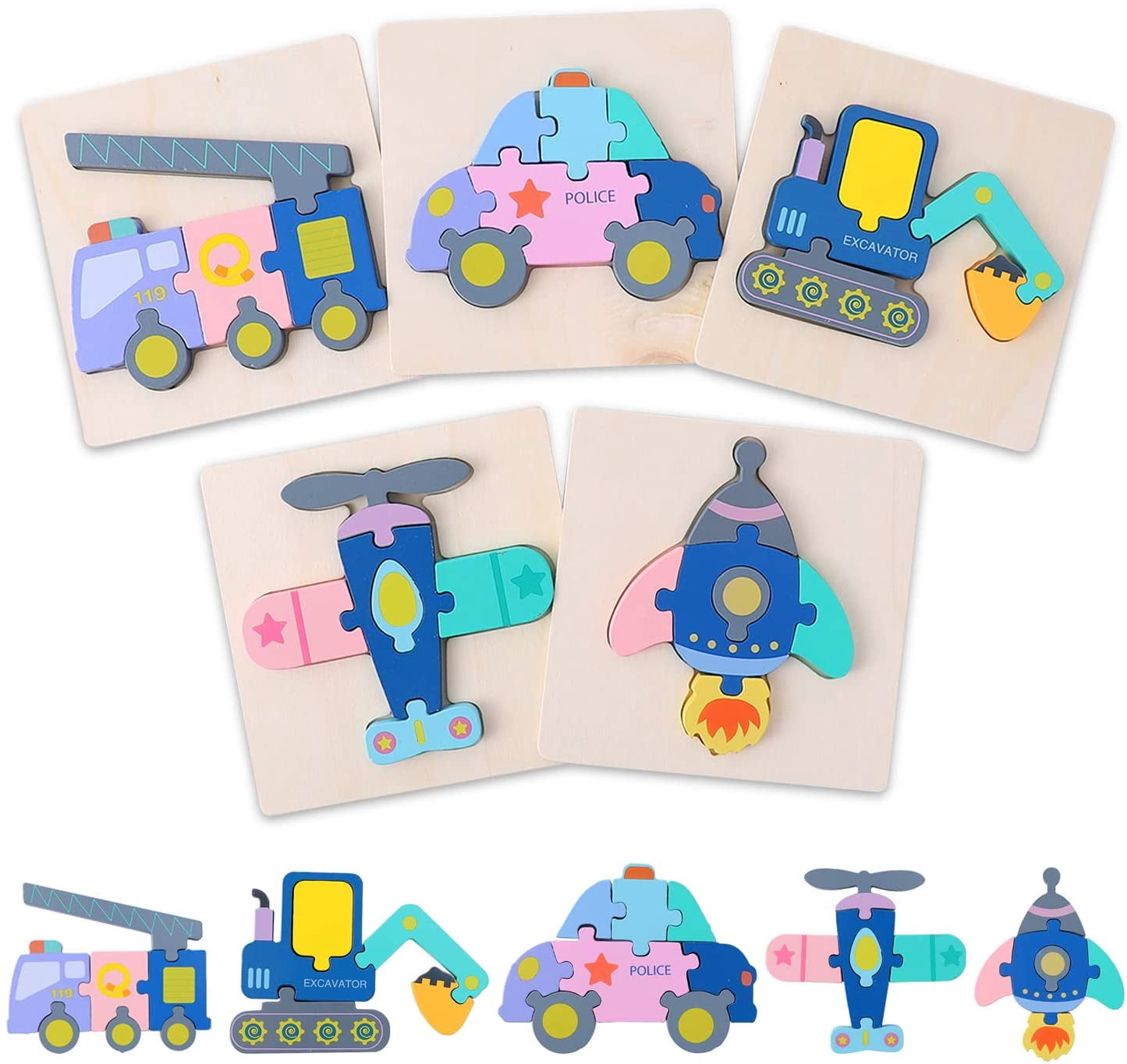 POCHY 8 Puzzles Métal IQ – Casse-Tête Anneaux Chinois – Jeu De Déverrouillage – Cadeau Défi Adultes Et Enfants – Niveaux De Difficulté Variés