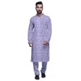 thumbnail image 1 of Atasi Kurta-Pyjama Long en Coton Imprimé pour Hommes, Kurta-Pyjama Décontracté de Designer, Vêtements, 1 of 5