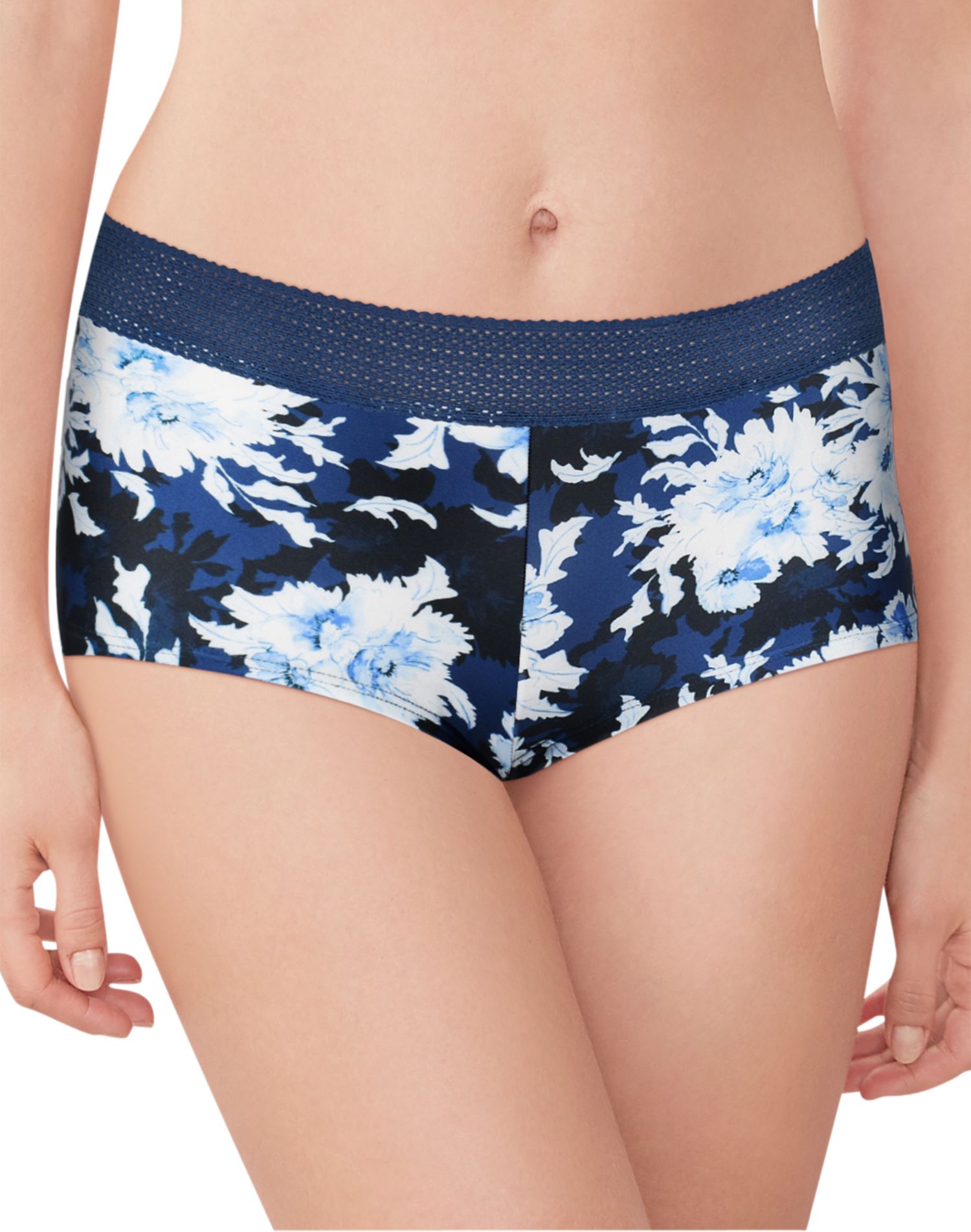 Maidenform Womens One Fab Fit Microfiber and Lace Boyshort - Best-Seller, 9