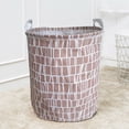 thumbnail image 2 of Canvas Laundry Clothes Basket Storage Basket Folding Storage Box, 2 of 3