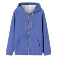 thumbnail image 4 of Chandails à Capuche Zippés pour Femmes Rabais de 50 % en Liquidation Mode Décontractée Imprimé d'Halloween Capuche Zippée Manches Longues Veste à Poches Haut, 4 of 4