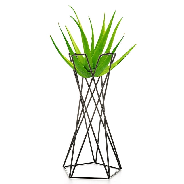 Black Iron Art Pineapple Torch - 21cm Height, 7cm Top Diameter, 10cm Base Diameter