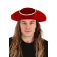 thumbnail image 1 of Chapeau Rouge Pirate Rhum Adulte, 1 of 5