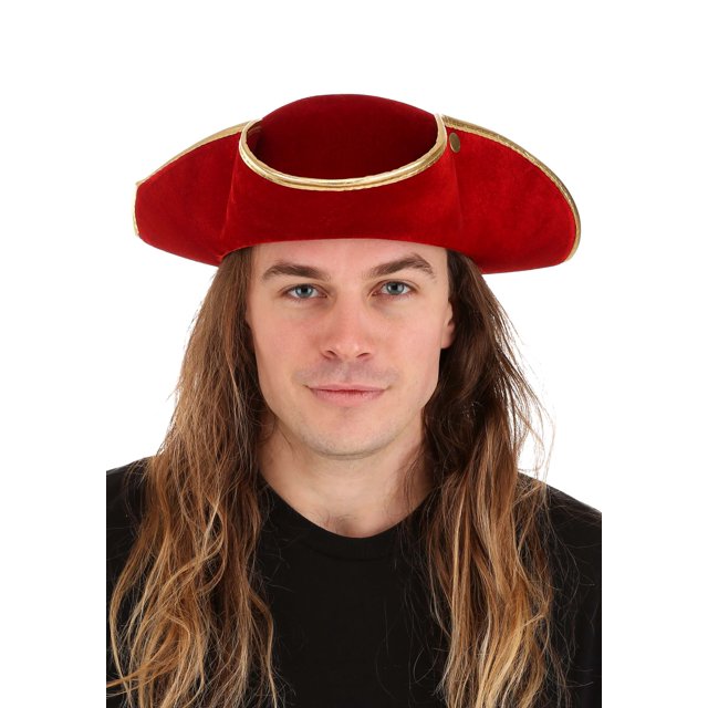 Chapeau Rouge Pirate Rhum Adulte