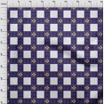 thumbnail image 3 of oneOone Viscose Jersey Fabric Check Ikat Print Fabric By The Yard 60 Inch Wide, 3 of 5