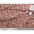 thumbnail image 3 of Soimoi polyester Crepe Fabric Leaves & Flower Floral Printed Fabric 1 Yard 52 Inch Wide, 3 of 3