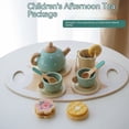 thumbnail image 2 of Children‘s Simulation Home Tea Set Dessert Set Amusement Park Role-playing Early Childhood Education Wooden  Kitchen Toy Gift, 2 of 7