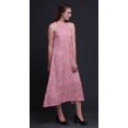 thumbnail image 4 of Bimba Feuilles Été Vacances Fête Col Licou Tenue de Plage Femme Dos Nu Robe-Grand, 4 of 6