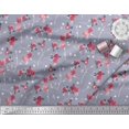 thumbnail image 3 of Soimoi Rayon Fabric Leaves, & Rose Floral Print Fabric by Yard 56 Inch Wide, 3 of 3