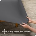 thumbnail image 2 of Bare Home Ultra-Soft Stretchy Sheet Set - Premium 1800 Collection - Deep Pockets - 3 Piece - Twin, Gray, 2 of 8