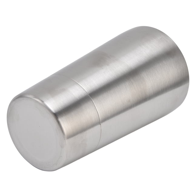 Stainless Steel Metal Beer Cup, Safe Heat Insulation Durable Anti Scald Stainless Steel Cup Simple For Home Large Size 373ml