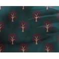 thumbnail image 4 of oneOone Georgette Viscose Fabric Floral & Flying Swan Block Fabric Prints By Yard 42 Inch Wide, 4 of 4