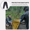 thumbnail image 2 of Waterproof Adult Pants Protective Rain Pants Outdoor Hiking Rain Pants, 2 of 9