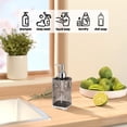 thumbnail image 4 of Lisbinx Refillable Hand Soap Dispenser Bottle, 450 mL Plastic Pump, Bathroom Kitchen Countertop Liquid Soap, 4-Colour Options, 1-Pack, 4 of 6