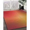 thumbnail image 3 of Ahgly Company Tapis de Zone Carré Orange Lavable en Machine, 8 Pieds Carré, 3 of 7