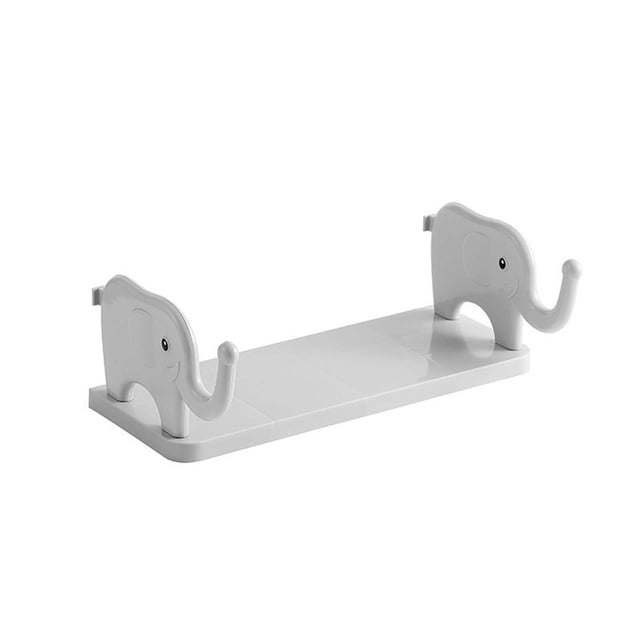 Back to School! mtvxesu Over the Toilet Storage Shelf, Multifunctional Shaped Storage Shelf Perforated Wall Mounted Bathroom Storage Rack Storage Shelf with Wheels Shelf Storage Summer Savings