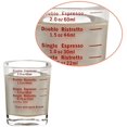 thumbnail image 3 of Measuring Cup Shot Glass Espresso Shot Glass Liquid Heavy Glass Wine Glass Letters, 3 of 4
