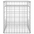 thumbnail image 3 of vidaXL Gabion Basket Posts 2 pcs 50x50x60 cm Iron, 3 of 4