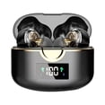thumbnail image 1 of In-ear 5.0 Double-moving Ring Four-speaker Subwoofer Bluetooth Headset With Rotating Display, 1 of 4