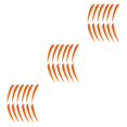 thumbnail image 4 of ZheElen 12pcs 3inch Archery Turkey Feathers Fletchings Vanes Orange 3 Inch 3Set, 4 of 6