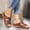 Brun, variante sur Sandales Mia Sandales Plates pour Femmes avec Soutien de Voûte Chaussures Dames Plage Sandales Orthopédiques Été Antidérapantes Pantoufles Décontractées Sandales Extensibles pour Femmes en Liquidation