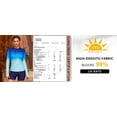 thumbnail image 4 of Charmo Women's Long Sleeve Rash Guard Sun Protection Swim Shirt Quick Dry Printed Shirts with Thumb Holes, 4 of 6