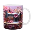 thumbnail image 2 of LSLJS Floral Sewing Machine Mug, Funny Coffee Mug - Sewing Mug, Any Day Spent Sewing Is A Good Day, Sewing Machine Cup, Sewing Coffee Mug, Cups, 2 of 5