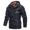 thumbnail image 1 of Men's Jacket Mid-length Casual Outdoor Hooded Plus Size Jacket Spring And Autumn Clothes, 1 of 6