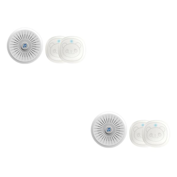 Baohd Sonnette Intelligente Sans Fil pour Grand - Blanc Durable et Longue Durée 2 Ensembles