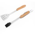 thumbnail image 2 of Folding Barbecue Tool, Compact Portable Grill Accessories Fork And Bottle Opener 5 In 1 Function BBQ Grilling Tools Set  For Outdoor Barbecue Grills, 2 of 8