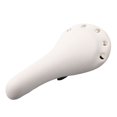 thumbnail image 3 of LEFU for Rivet PU Leather Bike Saddle Fixed Gear Bicycle Seat Comfortable Cycling for Track Bike Fixie Bicycle White 28cm Length 16cm Rear Width, 3 of 10