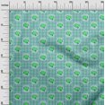 thumbnail image 2 of oneOone Tissu Flex en Coton à Carreaux/feuilles et Imprimé Floral de Roses, Tissu BTY 40 Pouces de Large, 2 of 4
