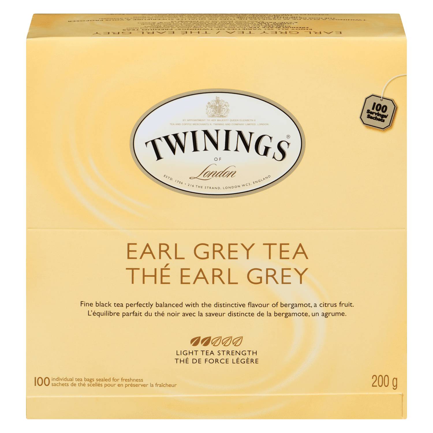 Twinings Earl Grey Tea 100s