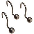 thumbnail image 2 of Popular Bath Ball Metal Shower Curtain Hooks, Orb, 12 Pack, 2 of 4
