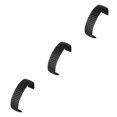 thumbnail image 2 of Redempat Elastic And Adjustable Fit For Any Occasion Durable And Long-lasting Stainless Steel Replacement 24MM black 3Set, 2 of 6