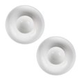 thumbnail image 2 of 2 Pack White Ceramic Eggs Tray, Round Egg Holder, Easy To Clean Egg Cup, Suitable for Kitchen Restaurant, Soft Boiled Hard Boiled Egg Tray, Breakfast Party Egg Container, 2 of 6