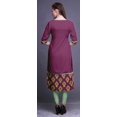 thumbnail image 4 of Bimba Kurtis Droits à Panneaux pour Femmes Robe Kurti Longue Haut Indien Imprimé, 4 of 5