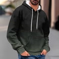 thumbnail image 2 of LIaqionyy Mens Hoodies Sweatshirts Casual Drawstring Pullover Long Sleeve Sweatshirt Tops with Pockets, 2 of 5
