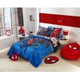 thumbnail image 3 of Fauteuil pouf en mousse compressée Marvel Spiderman pour enfants, rouge, 3 of 7
