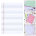 thumbnail image 3 of LAILLSH 2026 New Arrival Notebook A5 200 Sheets Colored Loose Paper 8" X 11" College Ruled Lined 3 Hole Punched Notebook Filler Paper For 3 Ring School (Aesthetic Color), 3 of 5