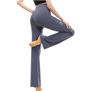 Cameland Yoga Pants For Women High Waist Flare Leggings Wide Straight Leg Sports Trousers For Yoga Pilates Fitness