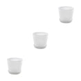 thumbnail image 3 of kurtrusly Modern Decorative Flower Pots Easy To Maintain Various Colors And Sizes transparent M pot+M tray 3Set, 3 of 6