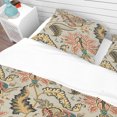 thumbnail image 4 of Designart 'Vintage Indian Floral Pattern' Tropical Bedding Set - Duvet Cover & Shams, 4 of 4