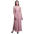 thumbnail image 1 of Bimba Robe Longue Sans Manches à Col Rond avec Fentes Latérales pour Femmes - Moyen, 1 of 6