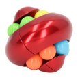 thumbnail image 2 of Rotating Ball Puzzle Toy, Stress Relief Puzzle Ball Mellow   For Teenager For Office Red, 2 of 8