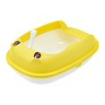 thumbnail image 1 of GROWTH TANK Cat Litter Box Cat Potty Pan Detachable Frame Potty Toilet Easy to Clean Yellow Color L, 1 of 9
