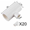 thumbnail image 2 of 20pcs Abreuvoir de Poulet PVC Raccords de Tee-Abreuvoirs de Volaille Entièrement Automatiques, 2 of 8