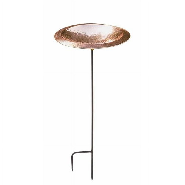 Achla BBHC-01T-S Bol en Cuivre Martelé avec Support